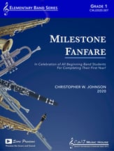 Milestone Fanfare P.O.D. Concert Band sheet music cover